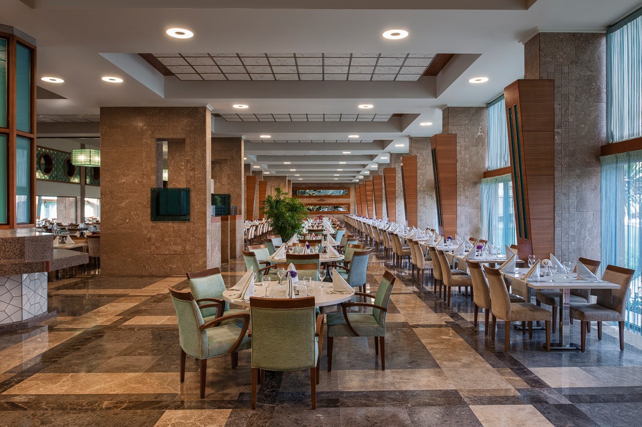 #altIMG Restaurant in Hotel# Hilton Dalaman Sarıgerme Resort and Golf  #altIMG in# Dalaman, Turkey - #altIMG Image# 1